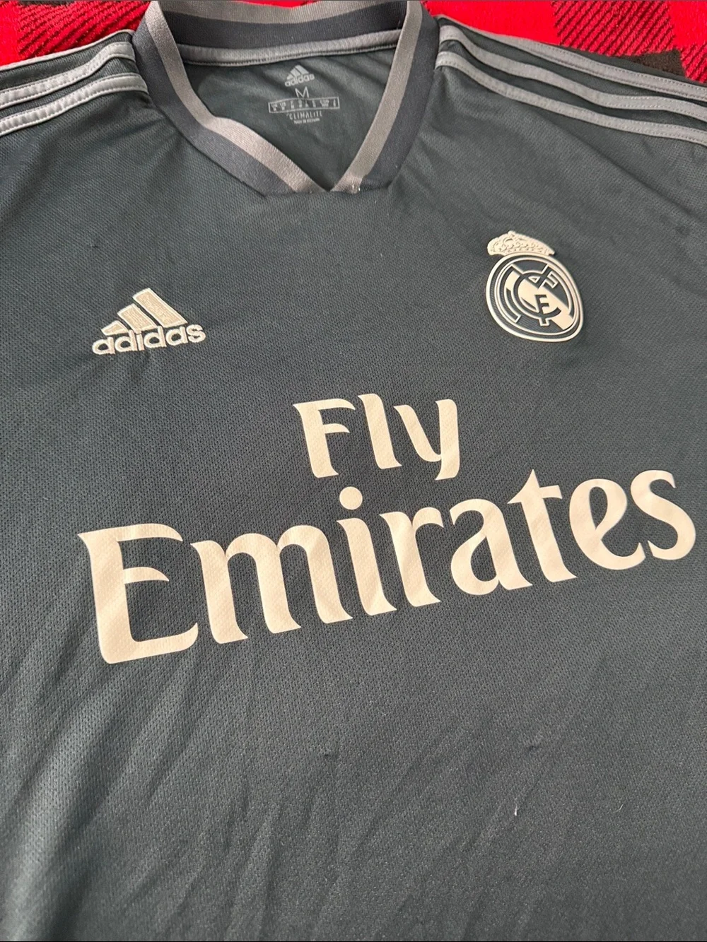 RARE Real Madrid #5 Raphael Varane 2018-19 Adidas Third Away La Liga Jersey